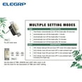 thumbnail image 6 of ELEGRP Occupancy Motion Sensor Light Switch, PIR Infrared Motion Activated Wall Switch, No Neutral Wire, Single Pole for CFL/LED/Incandescent Bulb, Wall Plate Included, UL Listed, 6 of 10