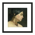 thumbnail image 1 of Lawrence Alma Tadema Mary Magdalene Woman Face 8X8 Inch Square Wooden Framed Wall Art Print Picture with Mount, 1 of 4