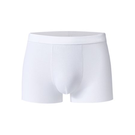 

Panties Clearance Men Casual Solid Trendy Hip Lift Athletic Breathable Non-Marking Boxer Briefs Boxer Underwear Pants White Xl