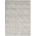thumbnail image 3 of Nourison Ashland Solid Shag Marble White 5'3" x 7'3" Area Rug, (5' x 7'), 3 of 10