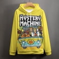 thumbnail image 4 of Scooby Doo Adult Sweater Pullover Hoodie 3D Printed Loose Hooded Long Sleeved Jackets Tops, 4 of 8