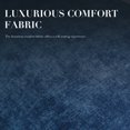 thumbnail image 6 of COLAMY Set of 4 Fabric Dining Chairs with Nailhead Detail and Wooden Legs, Upholstered Side Chairs for Kitchen and Dining Room – Blue, 6 of 23