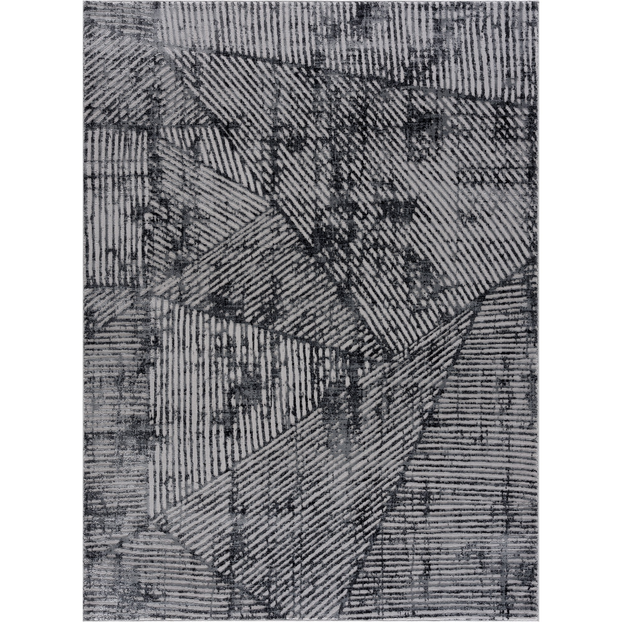 United Weavers Amir Lazar Modern Geometric Area Rug, Grey, 9'8" x 13'2"