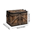 thumbnail image 3 of Kraoden Foldable Storage Box with Lid, Large Capacity Organizer for Clothing and Toys, Non-Woven Fabric Imitation Wooden Design, Durable and Space-Saving, Perfect for Home Storage, 3 of 6