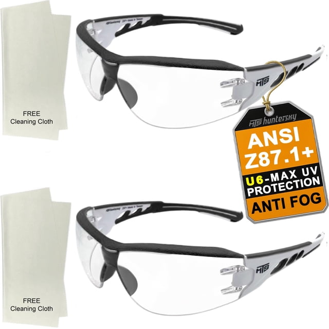 Gafas de seguridad HTS HUNTERSKY E9532 superflexibles antivaho