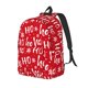 thumbnail image 1 of Balery Hohoho Mochila Clásica Impresa Básica para Viaje, Mochila Escolar Resistente al Agua, Mochila de Lona con Correas Ajustables-Small, 1 of 5