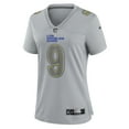 thumbnail image 2 of Women's Matthew Stafford Gray Los Angeles Rams Atmosphere Fashion Game Jersey M, 2 of 3