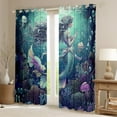thumbnail image 2 of Erosebridal Marine Mermaid Curtains for Living Room,Underwater World 30%-50% Blackout Curtains Set of 2 (38x45),Peincess Bedroom Decor, 2 of 6