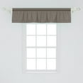 thumbnail image 2 of Ambesonne Retro Window Valance, Halftone Inspired Polka Dots, 54" X 12", Dark Taupe and Champagne, 2 of 3