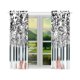 thumbnail image 2 of Cortina de Ventana ABPHQTO Manos Tocando el Piano con Notas Musicales 65x90 cm Dos Piezas, 2 of 3