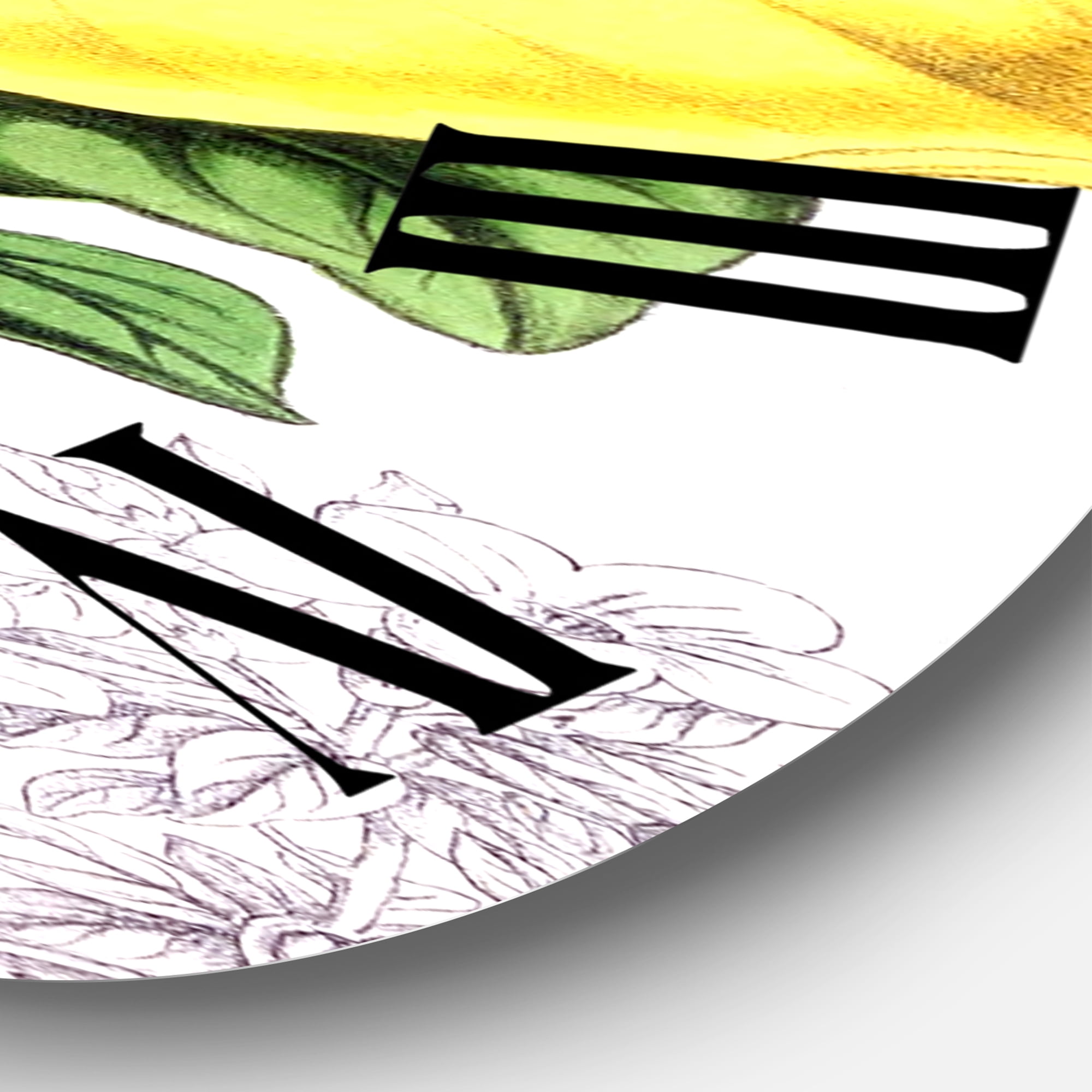 Designart 1 in Quartz Traditional Wall Clock