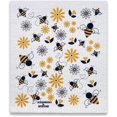 thumbnail image 3 of SUPERSCANDI 5 Pack Swedish Dish Cloths for Kitchen - 100% Biodegradable & Compostable | Washable Kitchen Cloths, Food-Safe & Without Plastic - Reusable Paper Towel for Any Surface | Bees, 3 of 8