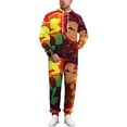 thumbnail image 3 of Demon Slayer Unisex Adult Sweatsuits Hoodie & Sweatpants Long Sleeve Hooded Sweatshirt Matching Joggers Tracksuit Sets XS, 3 of 9