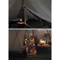 thumbnail image 5 of Guirnaldas de luces para exterior impermeables, lámpara decorativa de ambiente para acampar, luces para tienda de campaña, luz cálida, luces con batería, 5 of 5