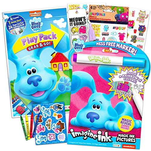 Blue S Clues And You Coloring Book Set Blues Clues Imagine Ink Book With Magic Pen Play Pack With Fun Size Activity Book Crayons Blues Clues Stickers Blues Clues Party Supplies Walmart Com