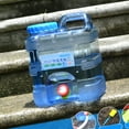 thumbnail image 4 of Cubo de agua pura para PC, contenedor de almacenamiento de agua, tanque de agua para exteriores, barril de agua portátil de gran capacidad para acampar, picnic, viajes en coche, 10 l, 4 of 5
