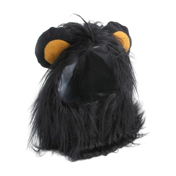 Cat Lion Costume Headgear Lion Mane Wig Pet Hat Christmas Dress up Accessories Decoration for Kittens