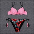 thumbnail image 2 of Traje de Baño Dividido de Bikini OAVQHLG3B Store Sin Espalda Estampado con Almohadilla en el Pecho, 2 of 4