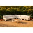 thumbnail image 2 of Meridian Furniture Nizuc White Outdoor Patio Modular Sectional, 2 of 9