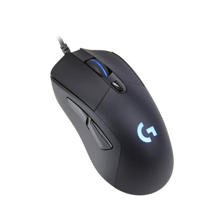 UPC: 0097855147745 | Logitech G403 Hero 25K Gaming Mouse  Lightsync RGB  Lightweight 87G+10G optional  Braided Cable  25  600 DPI  Rubber Side Grips