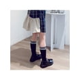 thumbnail image 6 of Eloshman Flats for Toddler Girls Mary Jane Dress Shoes School Uniform Shoes Black 4.5C, 6 of 8
