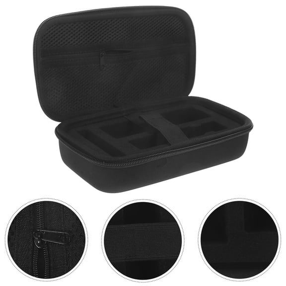 ETEREAUTY Hard Shell Camera Bag Portable with Organized Interior and Shockproof , Black