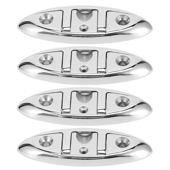 Boat Cleat, Folding Pull Up Cleat, Small 4Pcs For Boats Yachts
