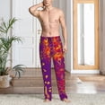 thumbnail image 3 of Cauagu Bright Textured Animal Mens Pajama Pants Sleep & Lounge Pants,PJ Bottoms with Pockets-X-Large, 3 of 7