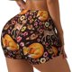 thumbnail image 1 of Balery Woodland Creatures Floral Pantalones cortos de entrenamiento estampados para mujer, sin costuras, ajustados, para gimnasio, yoga, correr, deportes, ejercicio activo, fitness.-XX-Large, 1 of 8