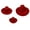 Red, variant on CalCastle Craft 12pcs Mini Cowboy Hat Western Wedding Favors Decoration 2" Black