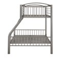 thumbnail image 6 of Weston Home Visalia Kids Metal Twin over Full Bunk Bed, Gray, 6 of 8