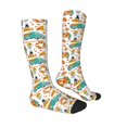 thumbnail image 3 of Picia Women Crew Soft Moisture-wicking Socks Fall Pumpkins And Sunflowers Pattern Design Cotton Socks, One Size fit All, 3 of 9