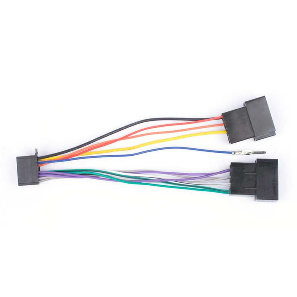 Car MP5 Player Power Cable 16 PIN To ISO Standard Interface Car Stereo