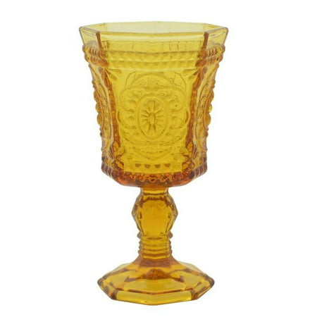 10 Strawberry Street Vatican Red Wine Glass in Amber (Set of