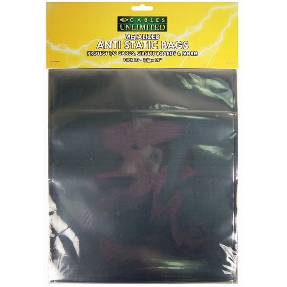 Cables Unlimited 10 x 12in Metalized Anti Static Bags 10Pack - image 2 of 2
