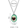 thumbnail image 2 of 2 collares de frutas para mejores amigas, collares de aguacate con colgante de corazón, juego de 2 para mujeres y niñas. Lucky_B, 2 of 3
