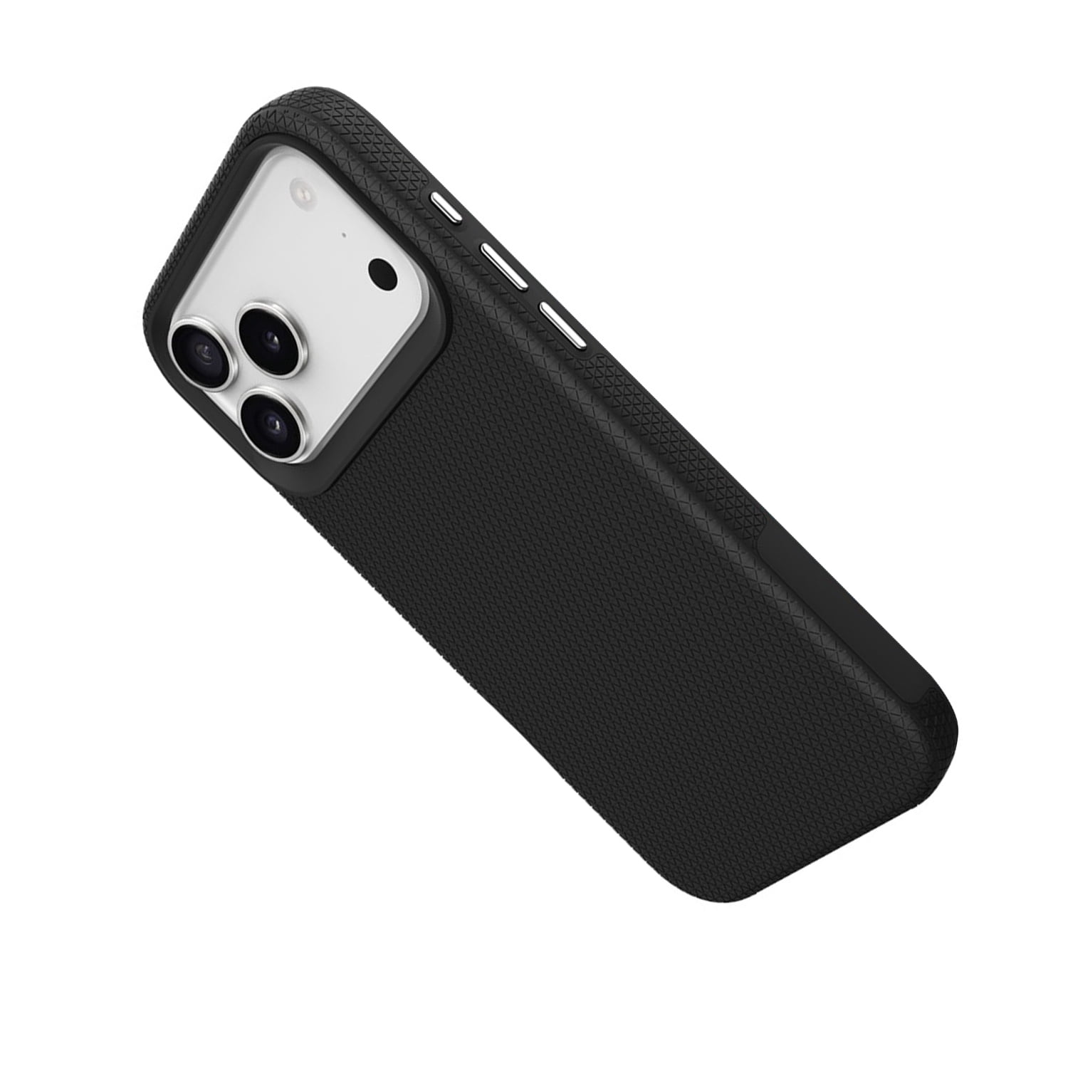 Shock Absorption Protective Dual Layer Case for iPhone 17 Pro Max - Black