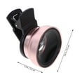 thumbnail image 2 of Milisten Macro Para Teléfono Con Clip Rose Plated Gold Dual Uso Macro Y Gran Angular, 2 of 8
