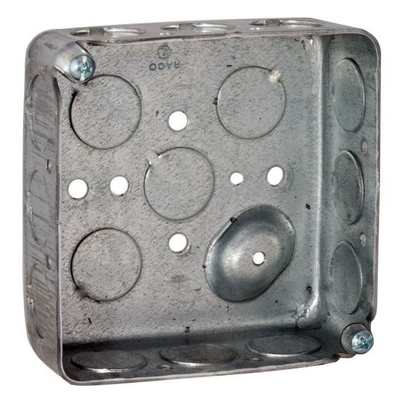 Raco Electrical Box,Square,4 X 1-1/2 in. 190