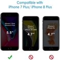 thumbnail image 2 of AmPm Silicone Case for iPhone 7 Plus, iPhone 8 Plus, 5.5 Inch, Silky-Soft Touch Full-Body Protective Case, Shockproof Cover with Microfiber Lining, Black, 2 of 7