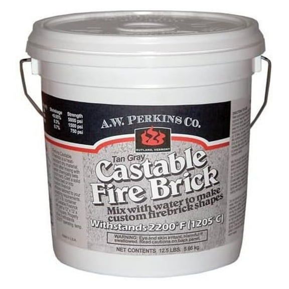 Castable Firebrick Cement - 12.5 lbs