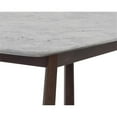thumbnail image 6 of Brant House Ledbury 70.5" Wood & Faux Marble Dining Table in Gray/Brown, 6 of 7