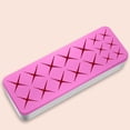thumbnail image 1 of Caja de almacenamiento de lápiz labial Pedestal antideslizante Organizador de maquillaje Lavable (Rosa roja), 1 of 5