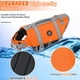 thumbnail image 2 of Chaleco salvavidas para perros EMUST L, impermeable, de alta flotabilidad, naranja, 2 of 5