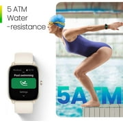 ساعة Amazfit GTS 4 Mini Smart: جهاز تعقب للياقة البدنية مع 120 + أوضاع رياضية وردية