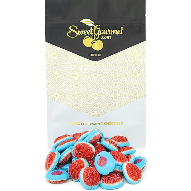 SweetGourmet JellyFilled Gummy Brains Halloween Bulk Candy 1 Pound