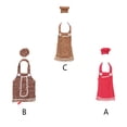 thumbnail image 4 of Bewildely Cubierta de botella de vino Delantal Vestido Manga protectora Decoración de de comedor A prueba de polvo Navidad Cerveza Winebottle Ropa Kits de decoración para fiestas Café oscuro Bewildely HA070539-02, 4 of 6