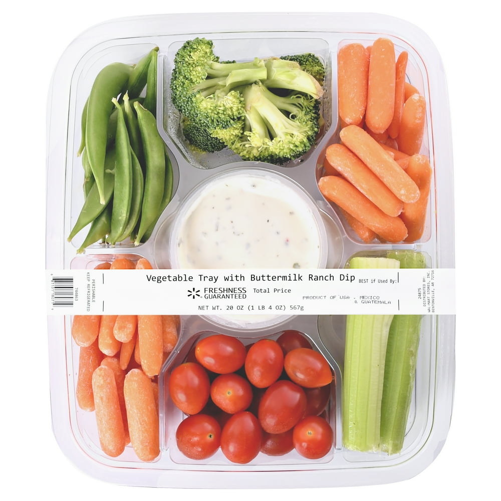 Vegetable Tray with Buttermilk Ranch Dip, 20 oz