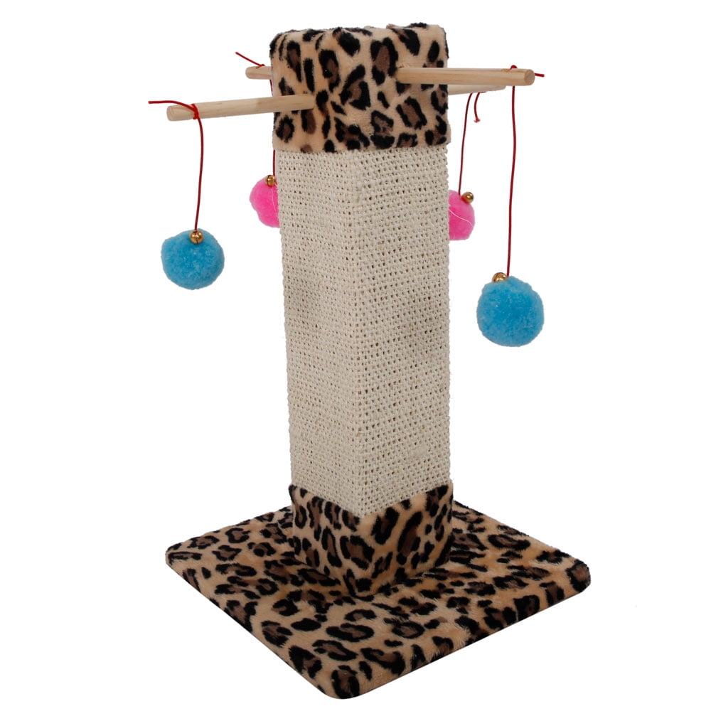 leopard print cat tower