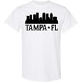 thumbnail image 3 of Inktastic Tampa Florida City Skyline T-Shirt, 3 of 5